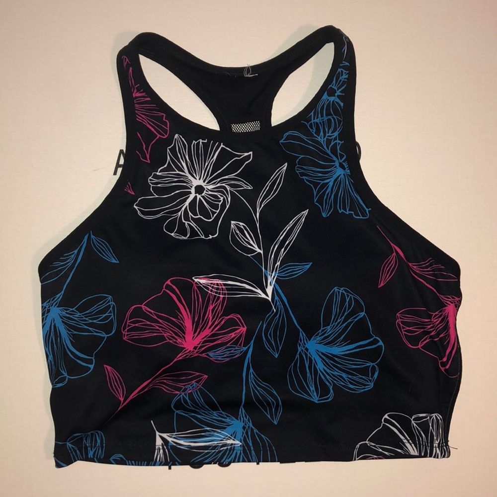 floral sports bra/top